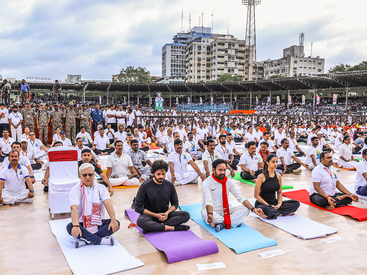 International Day of Yoga 2025 Celebrations In India Photos3