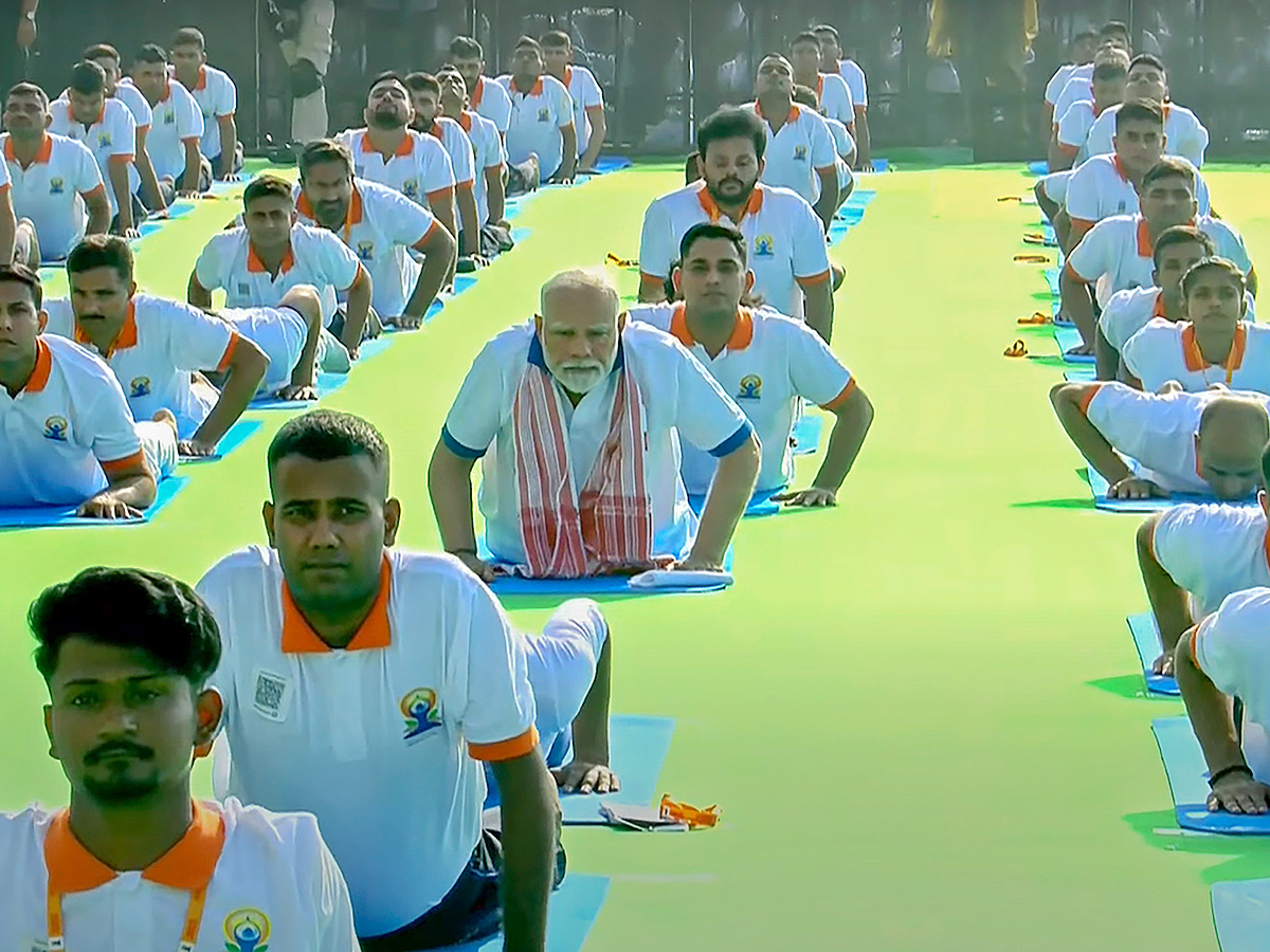 International Day of Yoga 2025 Celebrations In India Photos1