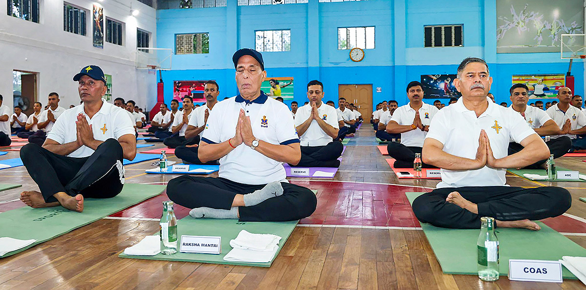 International Day of Yoga 2025 Celebrations In India Photos13