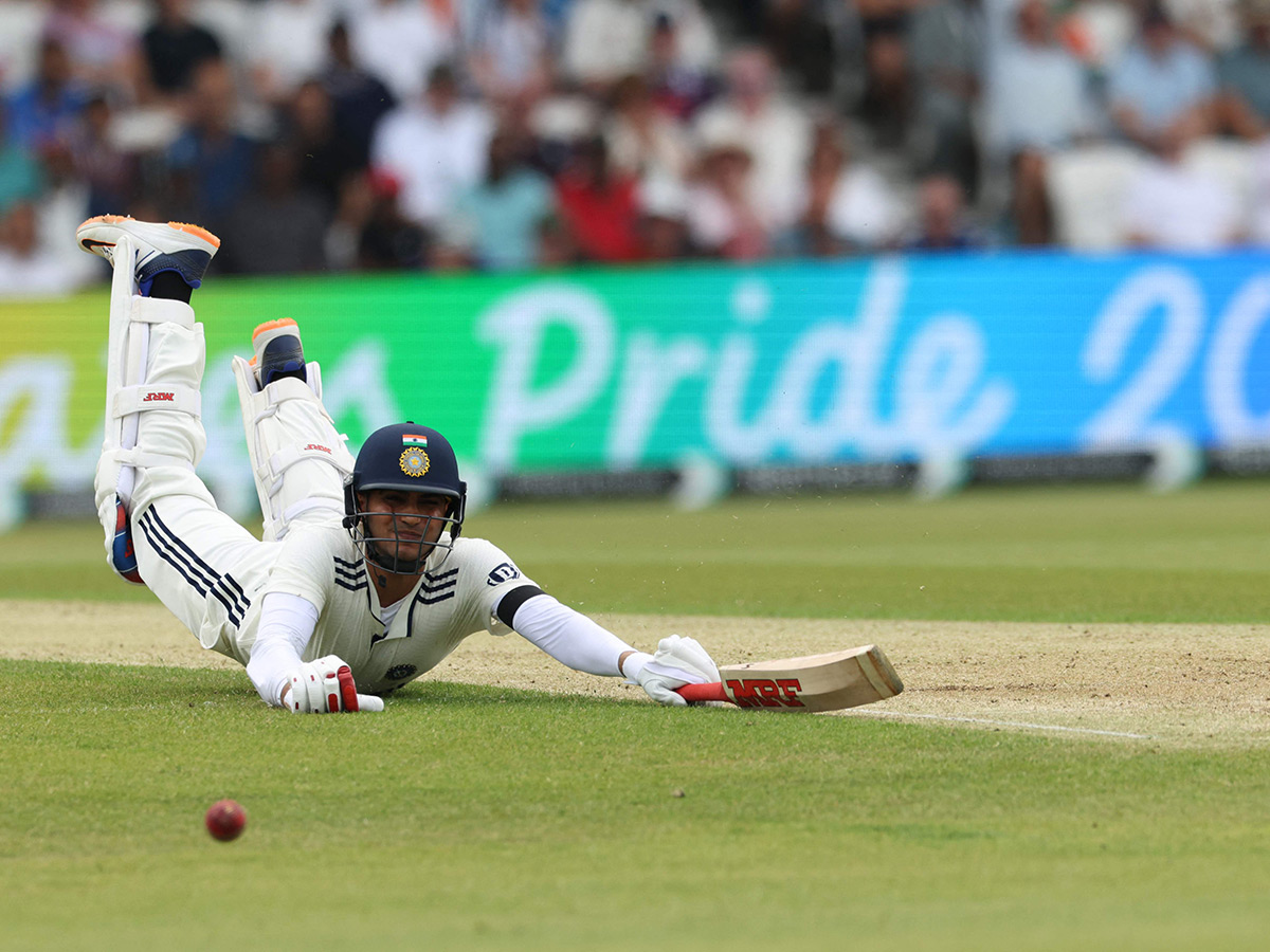 first cricket test match between England and India at Headingley in Leeds12