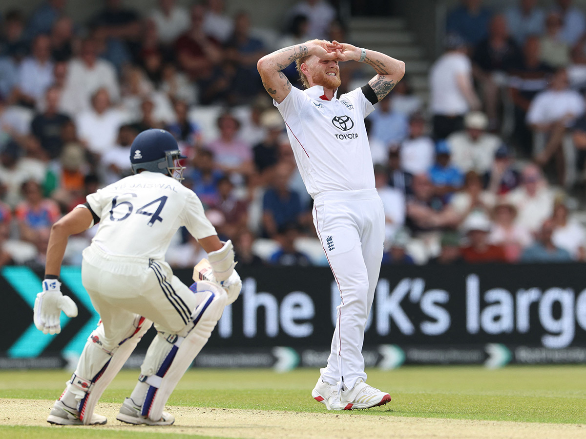 first cricket test match between England and India at Headingley in Leeds13