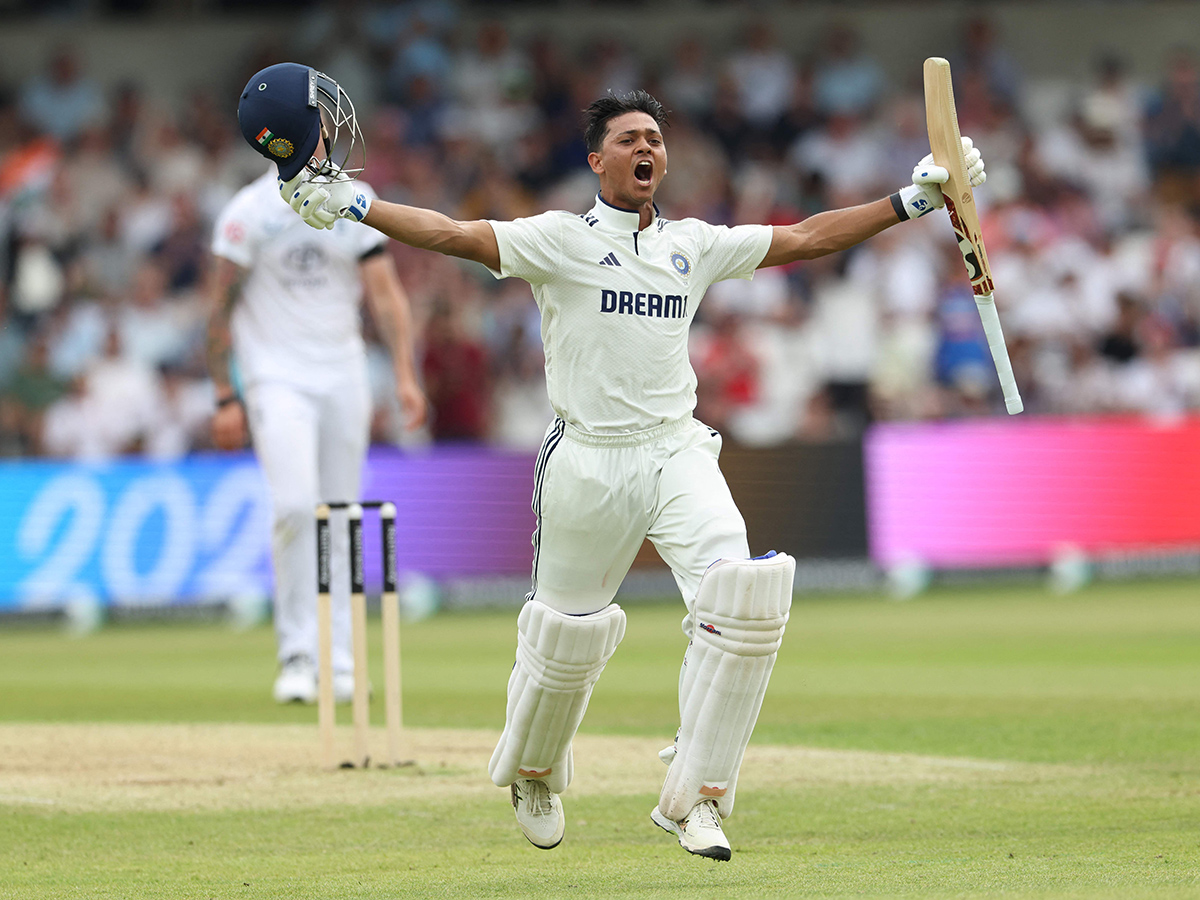 first cricket test match between England and India at Headingley in Leeds19