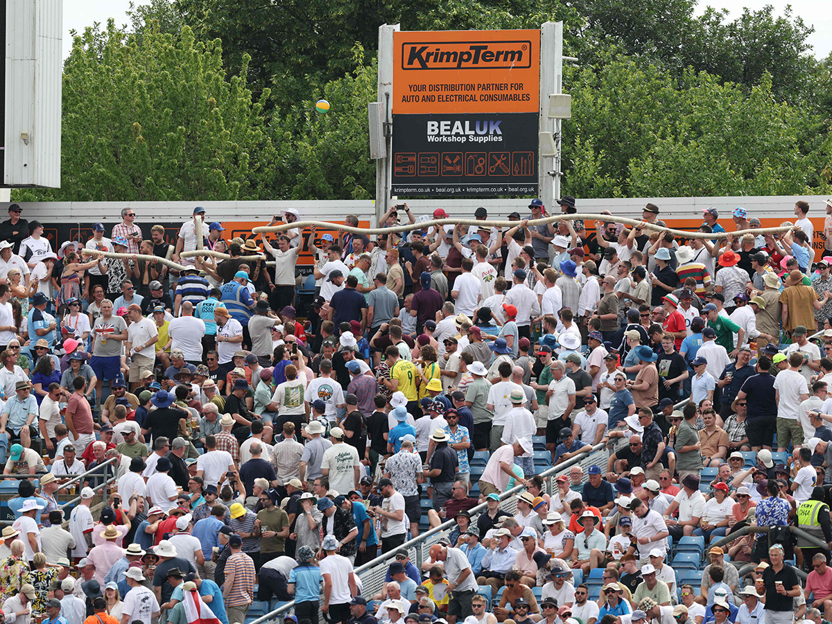 first cricket test match between England and India at Headingley in Leeds6