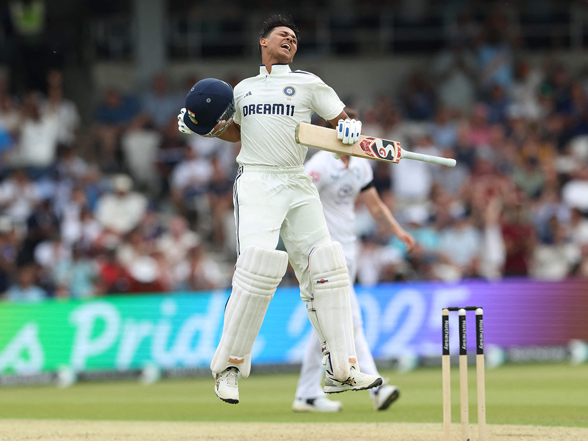 first cricket test match between England and India at Headingley in Leeds9