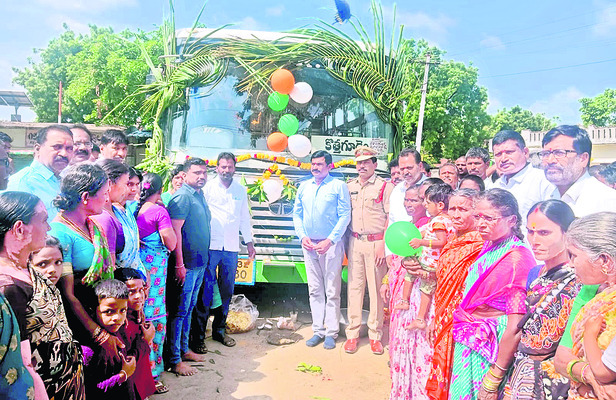 కొత్తగూడెం గ్రామానికి ఆర్టీసీ బస్సు పునరుద్ధరణ1