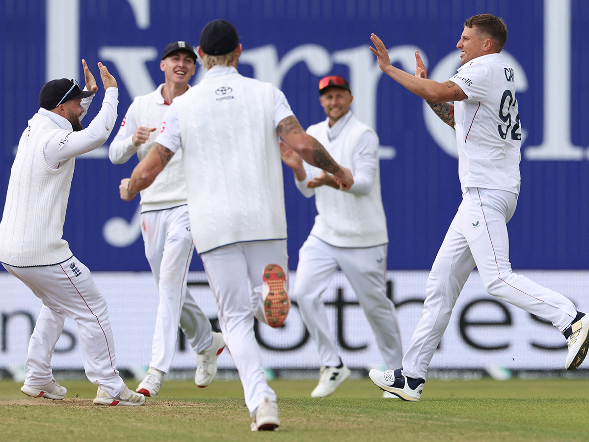 first cricket test match between England and India at Headingley in Leeds12