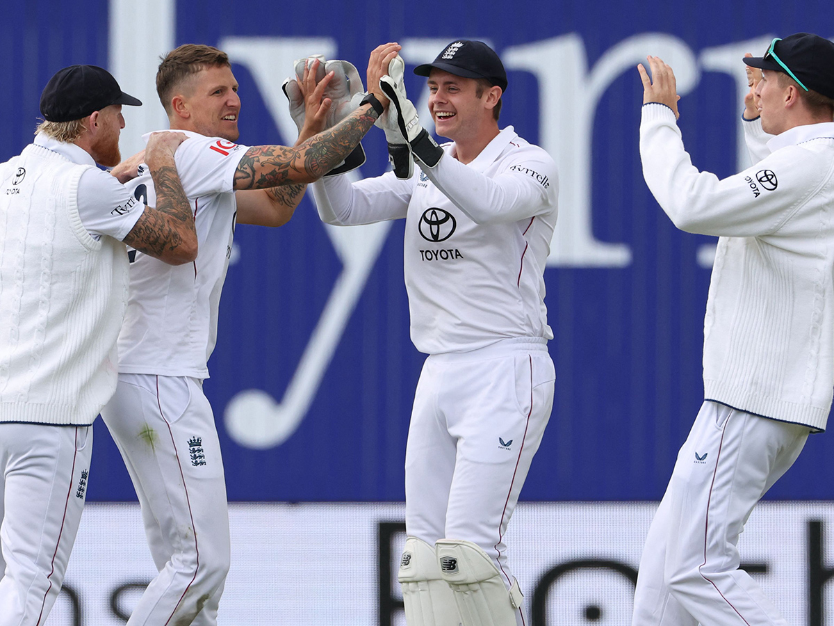 first cricket test match between England and India at Headingley in Leeds13