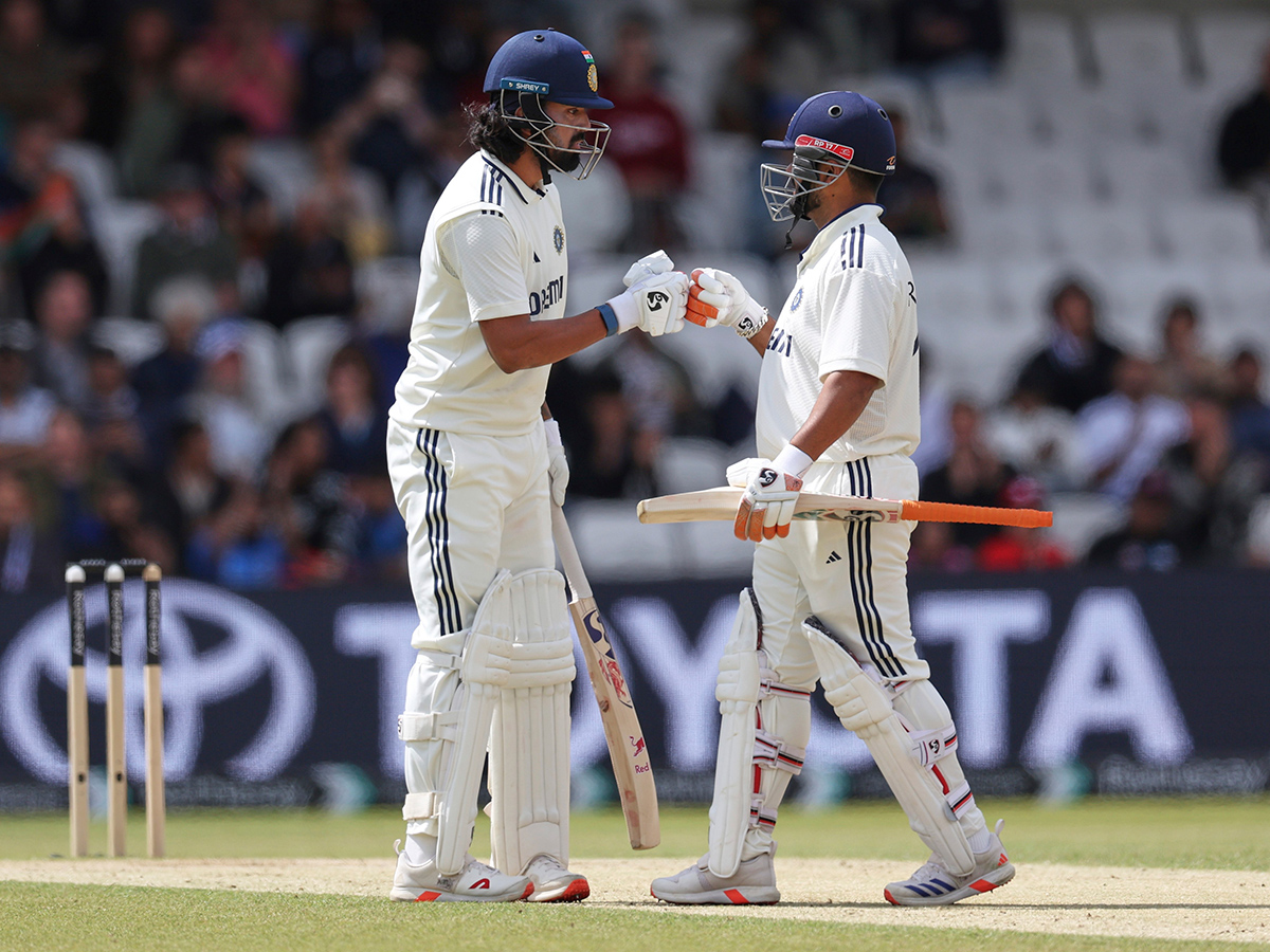 first cricket test match between England and India at Headingley in Leeds7