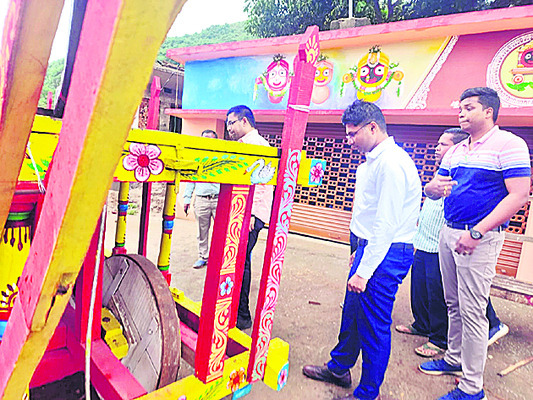 రథయాత్ర ఏర్పాట్లు పరిశీలన 1