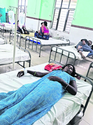 అడవి బిడ్డకు అనారోగ్యం..1