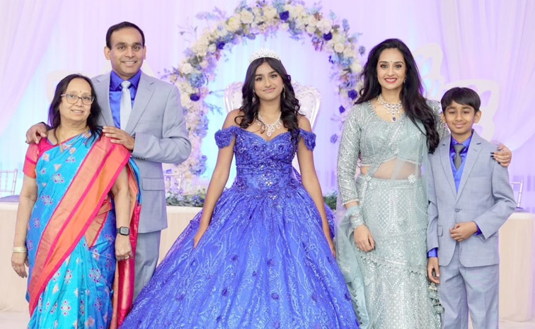 Grand Actress Laya Daughter Birthday Celebrations Photos13