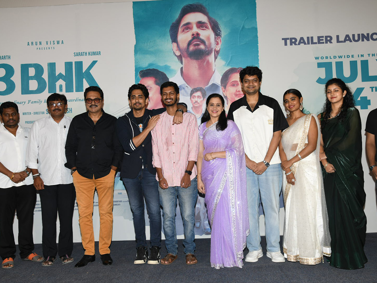 Hero Siddharth 3BHK Trailer Launch Event Photo Gallery12