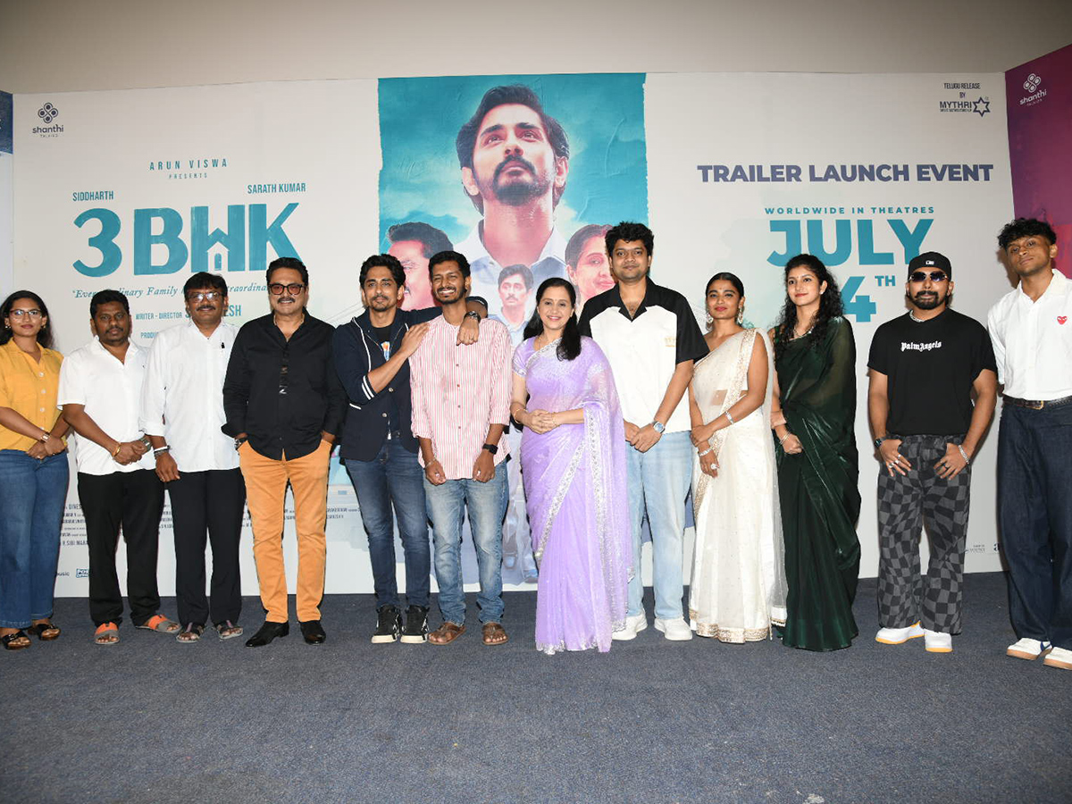 Hero Siddharth 3BHK Trailer Launch Event Photo Gallery2