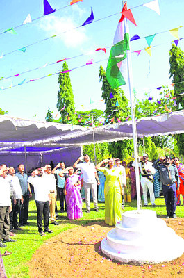ఆర్జీయూకేటీలో తెలంగాణ ఆవిర్భావ వేడుకలు1