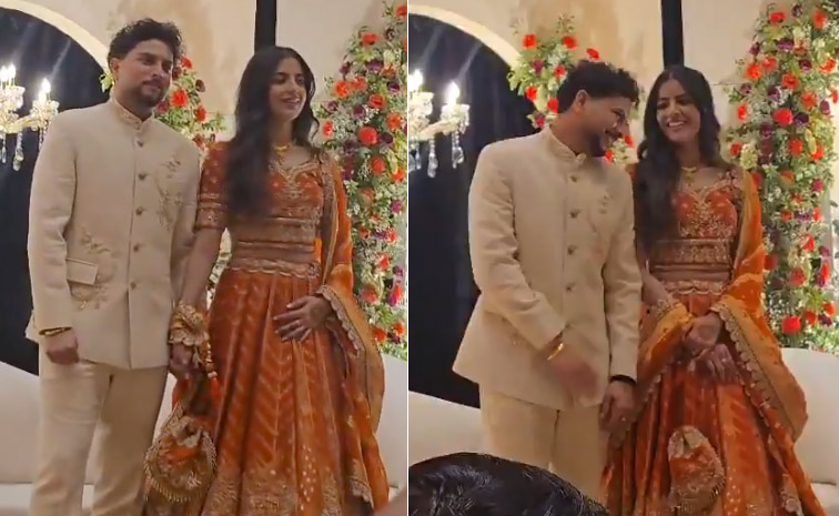Kuldeep Yadav gets engaged to childhood friend Vanshika in Lucknow photos4