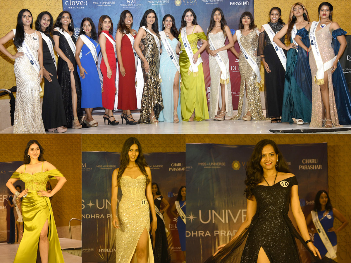 Telugu Beauties Ramp walk At Hyderabad Miss Universe Sash Event Photos1