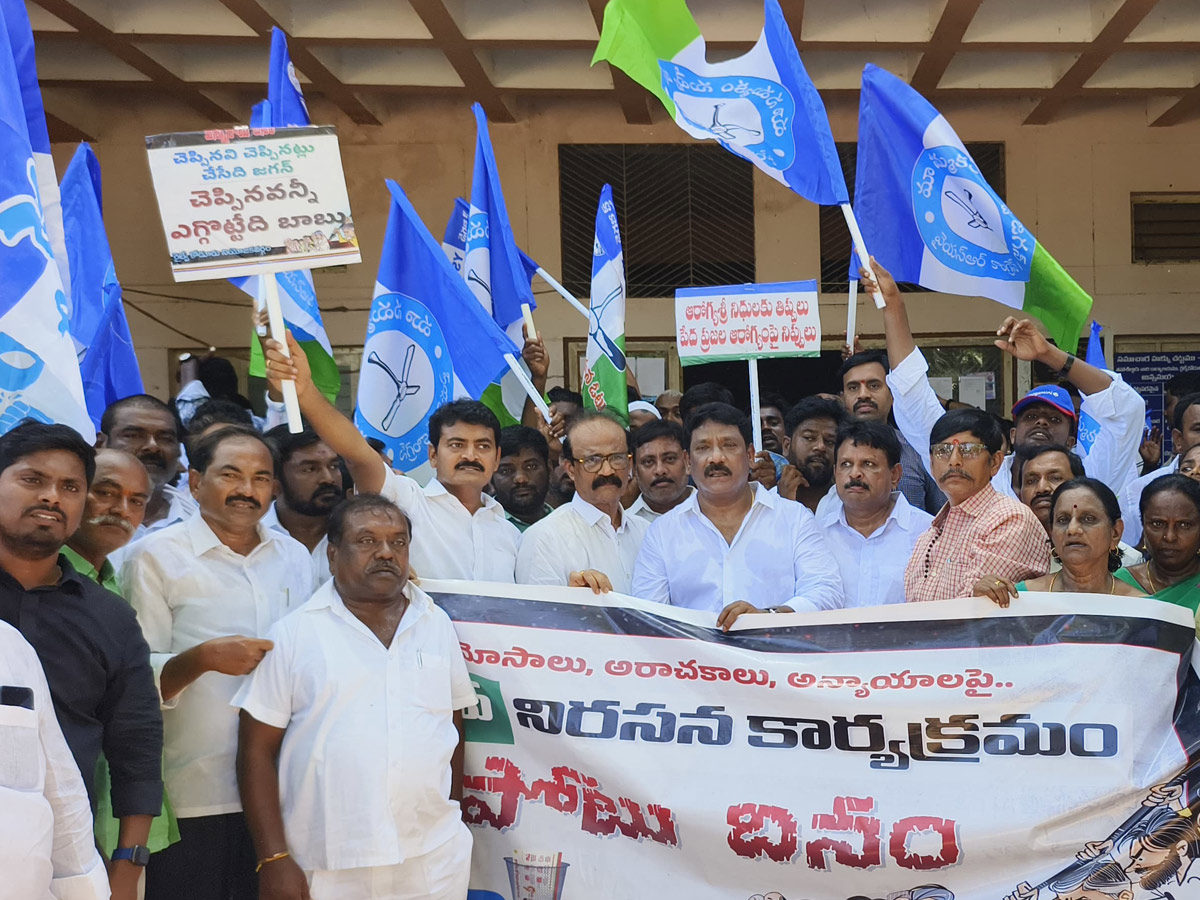 YSRCP Cadre AP People Parcipated Vennupotu Dinam Against CBN Govt Photos13