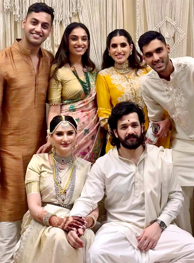 Akhil Akkineni and Zainab Ravdjee Wedding Pics15