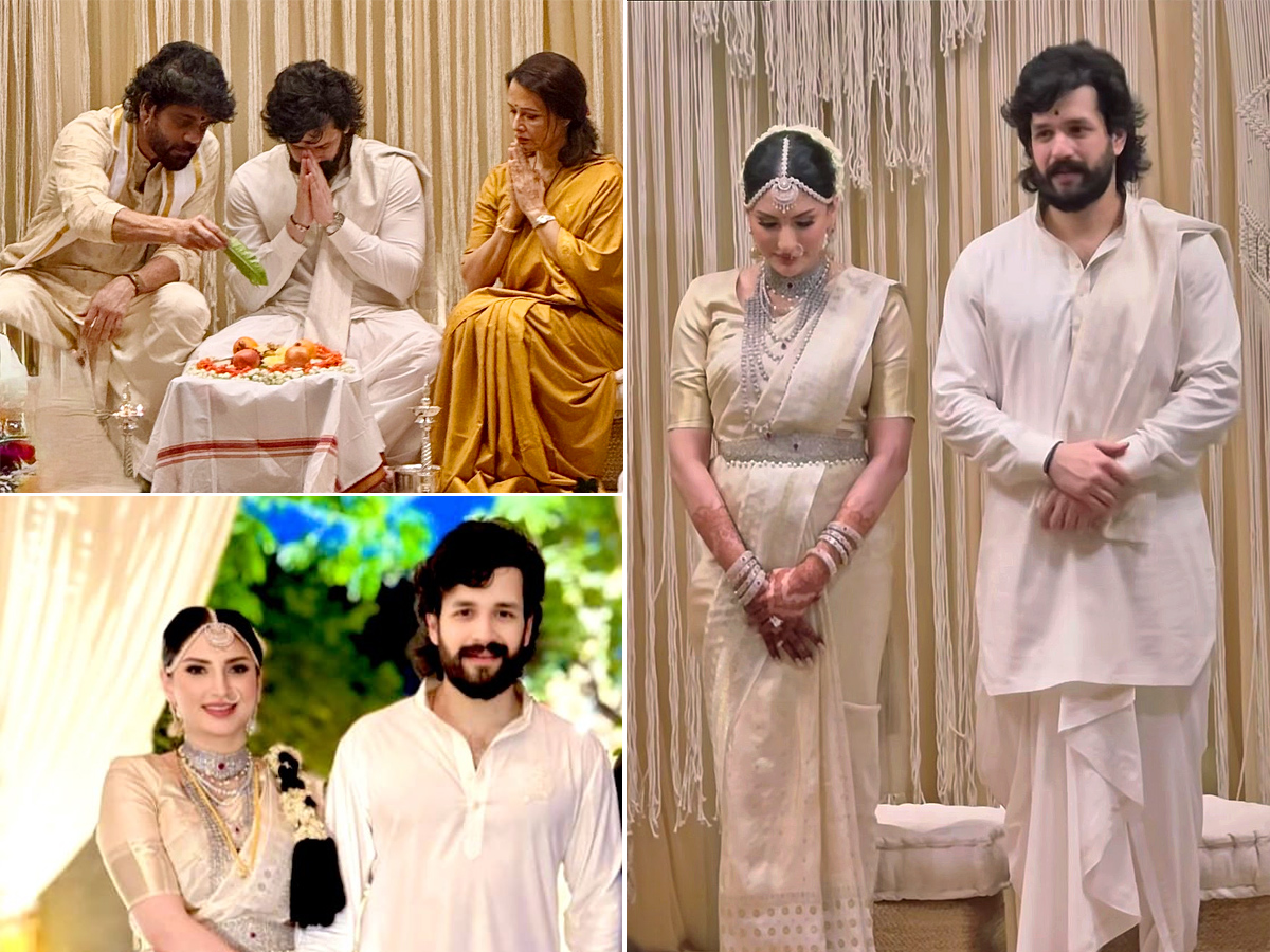 Akhil Akkineni and Zainab Ravdjee Wedding Pics5
