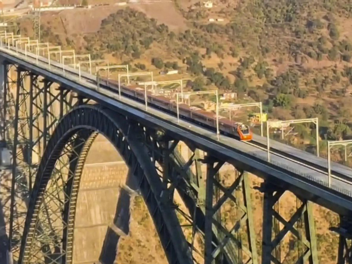 Chenab Bridge is located in the Jammu and Kashmir area15