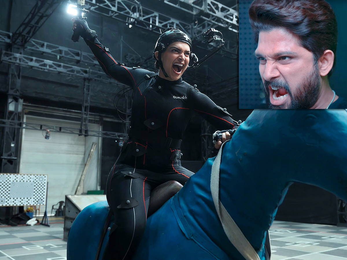 Deepika Padukone In Allu Arjun And Atlee AA26 Movie Glimpse Stills Viral1