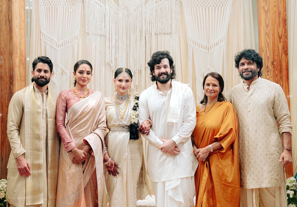Akhil Akkineni and Zainab Ravdjee Wedding Pics16