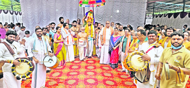 సింహగిరిపై విశేషంగా నృసింహ హోమం 1