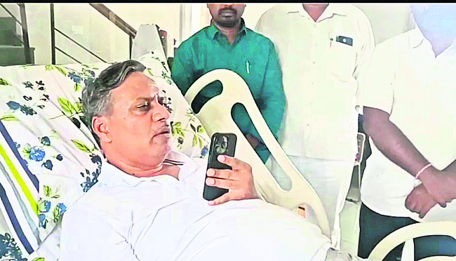 రిజర్వాయర్ నీరు విడుదల చేయాలని ధర్నా1