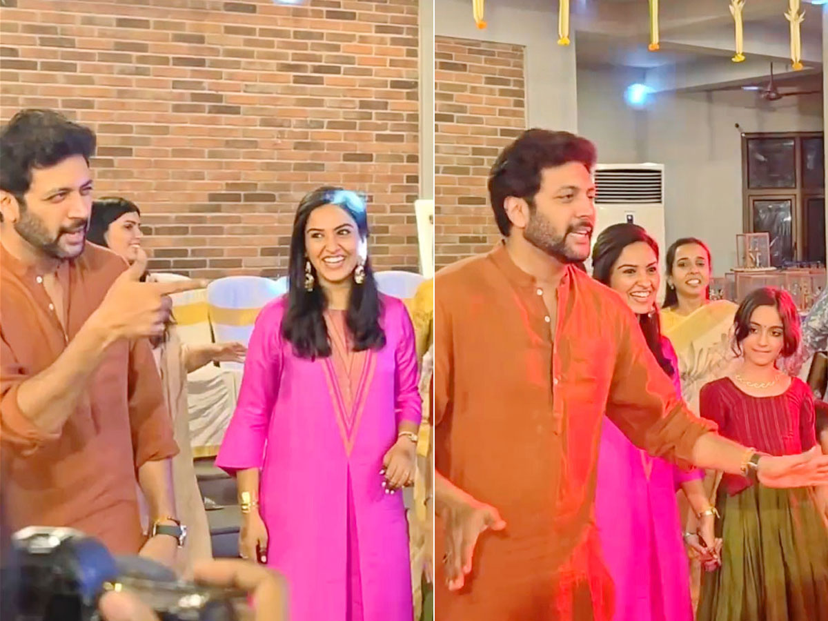 Hero Jayam Ravi Dances At Actor Arjuns wedding Photos1