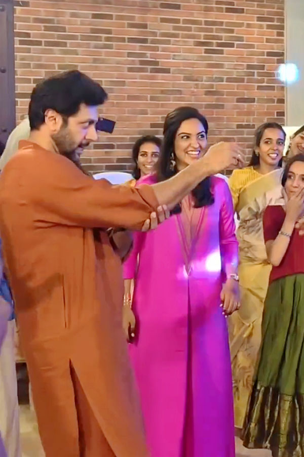 Hero Jayam Ravi Dances At Actor Arjuns wedding Photos3