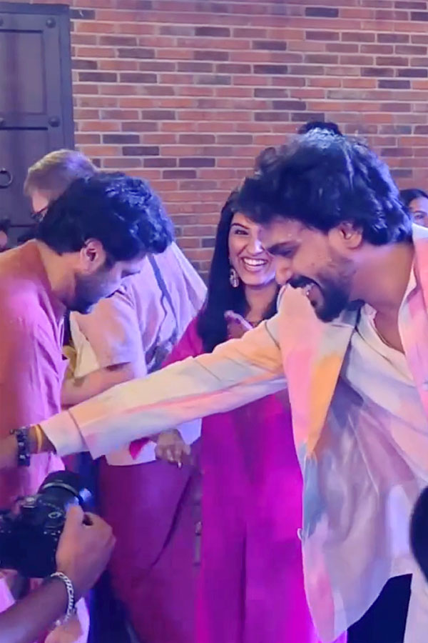 Hero Jayam Ravi Dances At Actor Arjuns wedding Photos10