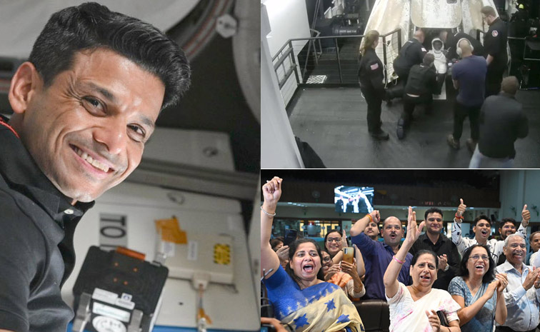Shubhanshu Shukla Return To Earth Photos1