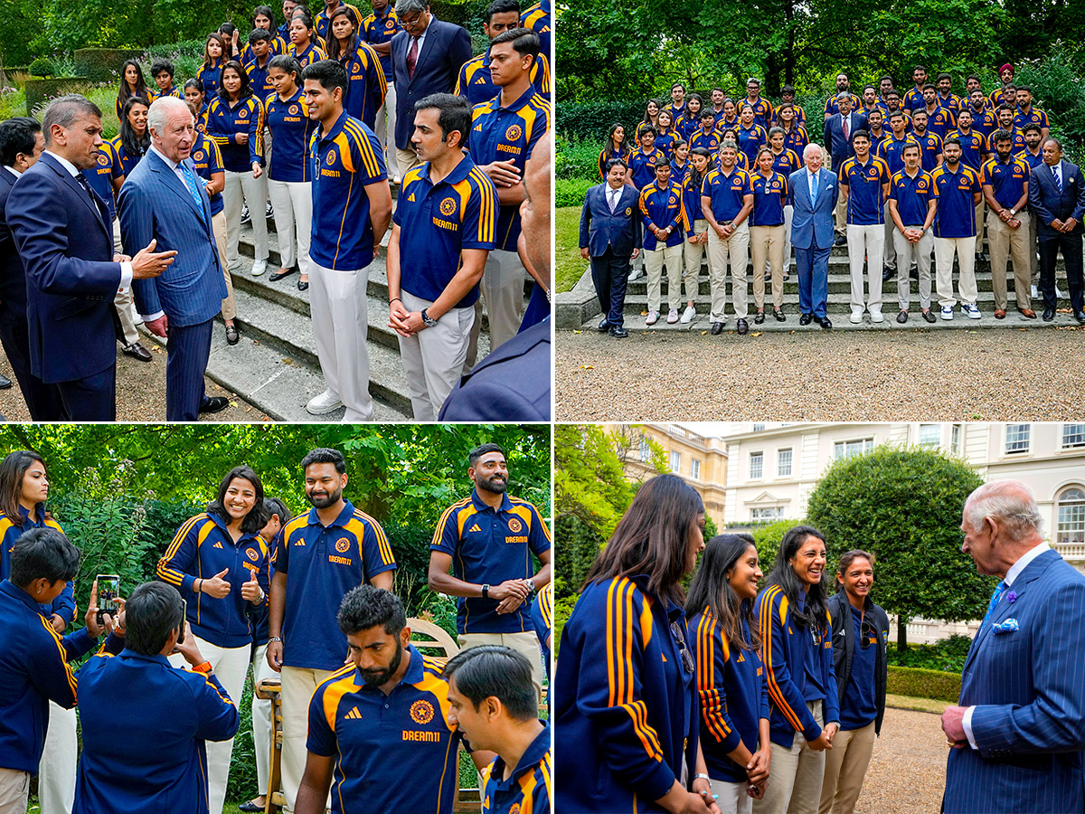 INDvsENG : Team India Meeting with King Charles III at the Clarence House in London1