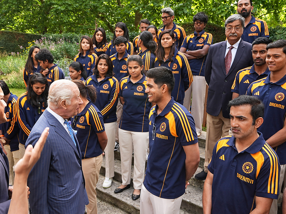 INDvsENG : Team India Meeting with King Charles III at the Clarence House in London11