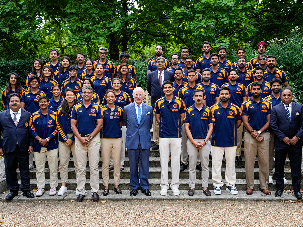 INDvsENG : Team India Meeting with King Charles III at the Clarence House in London12