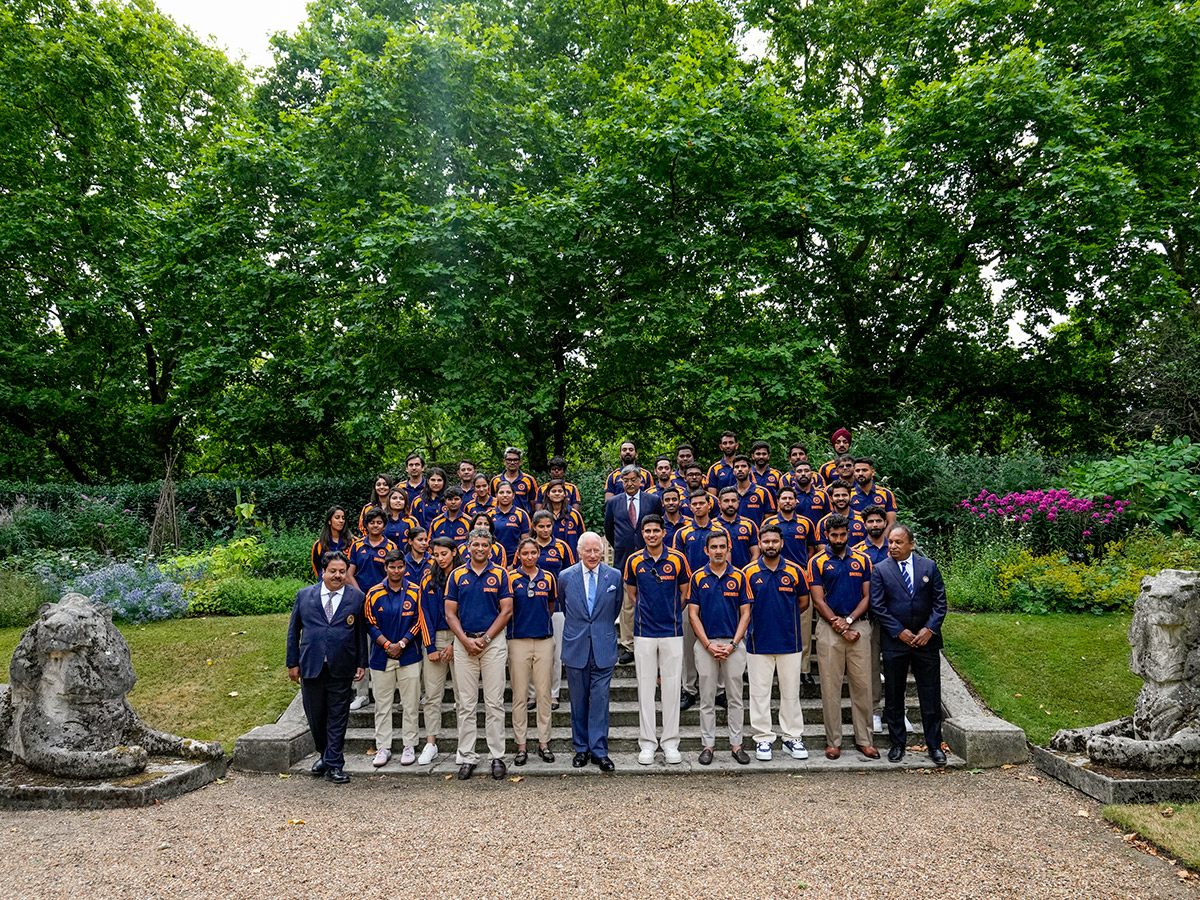 INDvsENG : Team India Meeting with King Charles III at the Clarence House in London14