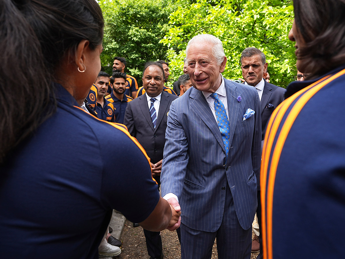 INDvsENG : Team India Meeting with King Charles III at the Clarence House in London15