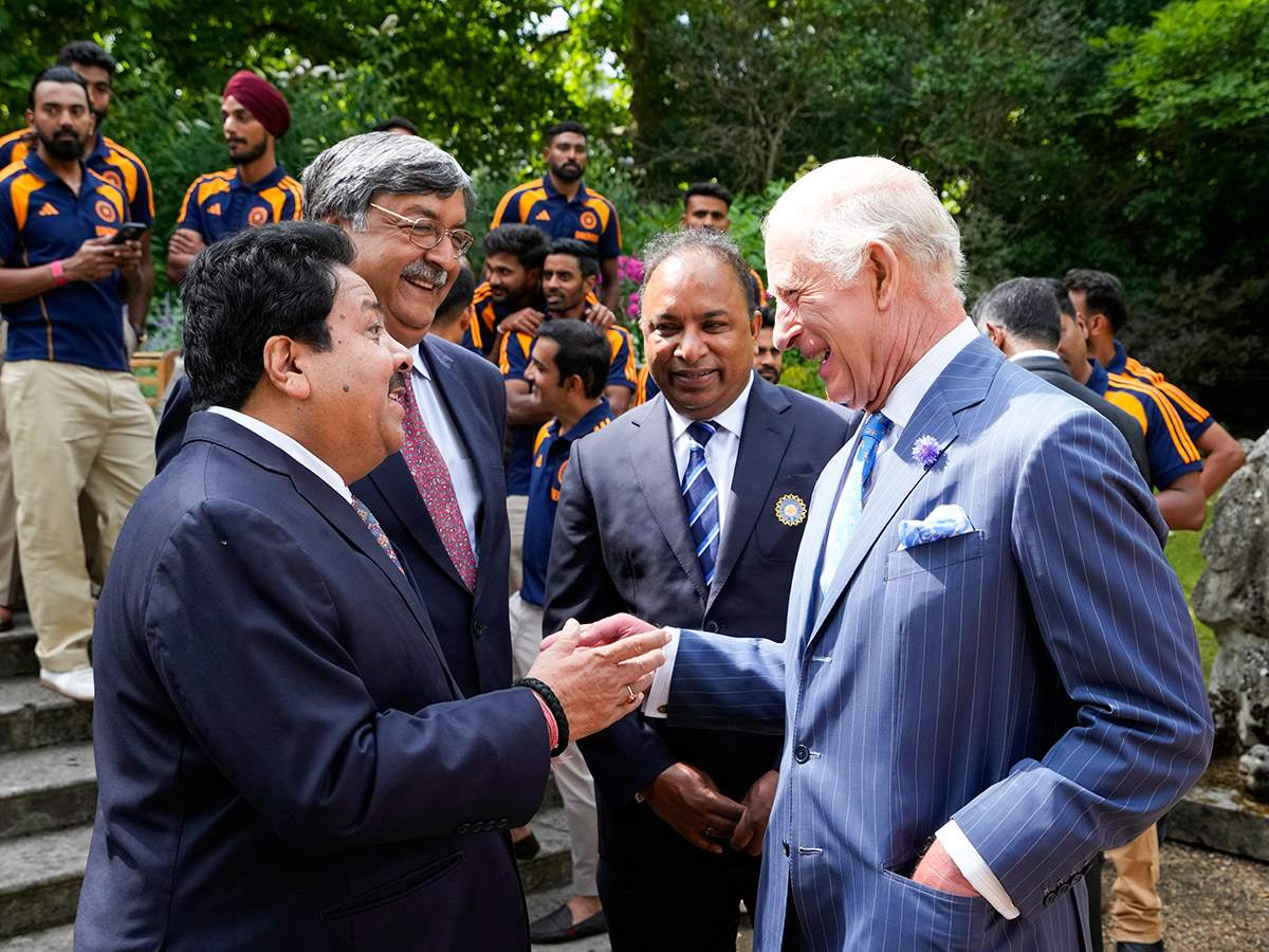 INDvsENG : Team India Meeting with King Charles III at the Clarence House in London16