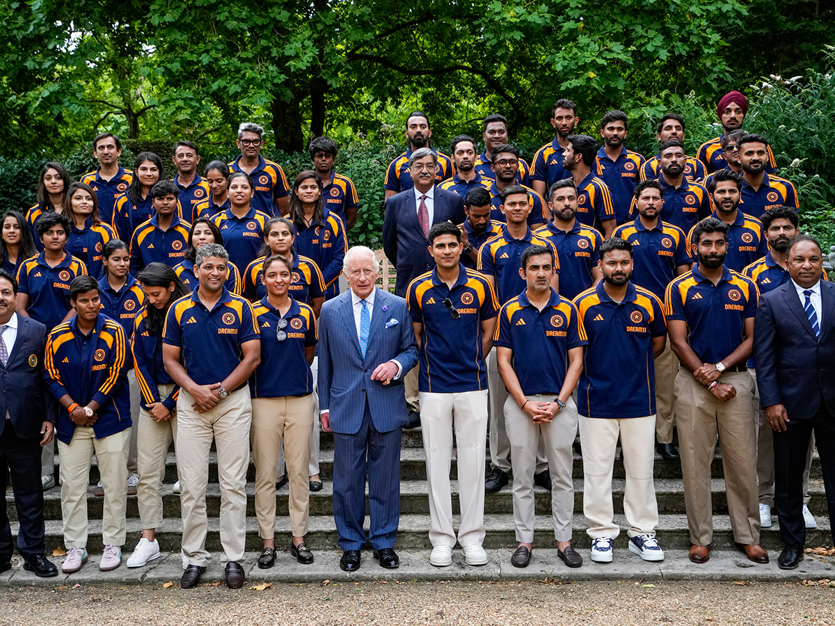 INDvsENG : Team India Meeting with King Charles III at the Clarence House in London17