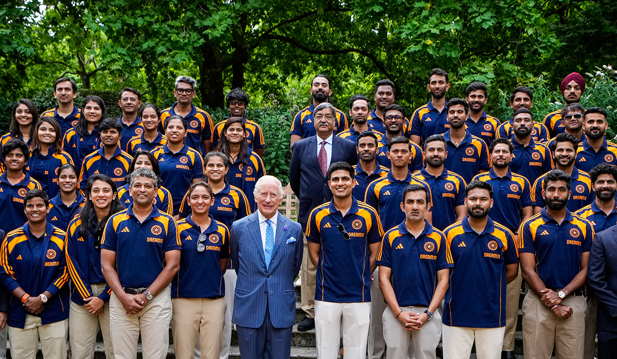 INDvsENG : Team India Meeting with King Charles III at the Clarence House in London18