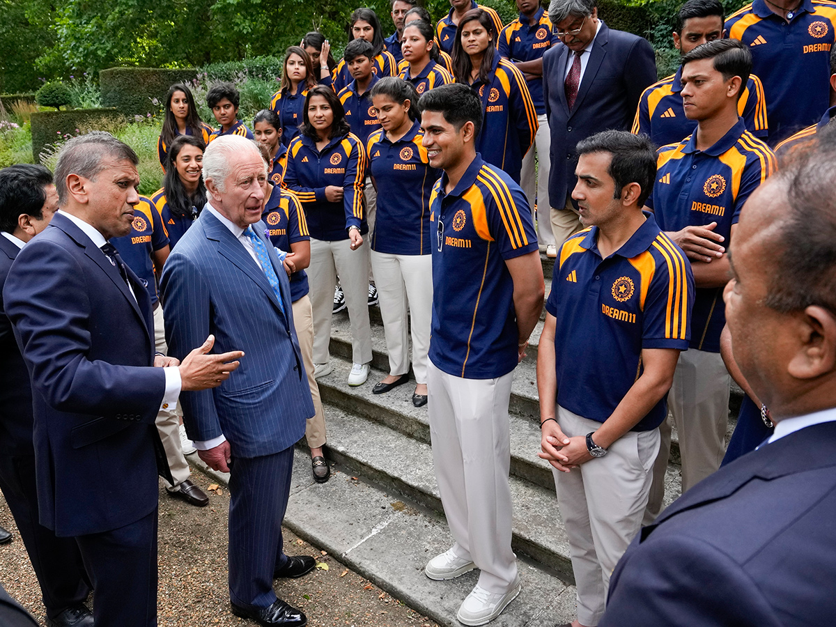 INDvsENG : Team India Meeting with King Charles III at the Clarence House in London2