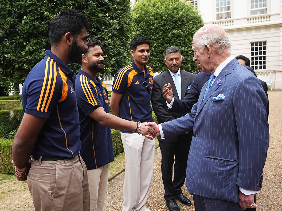 INDvsENG : Team India Meeting with King Charles III at the Clarence House in London22