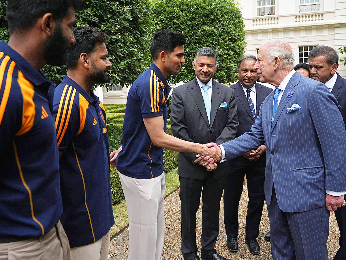 INDvsENG : Team India Meeting with King Charles III at the Clarence House in London3