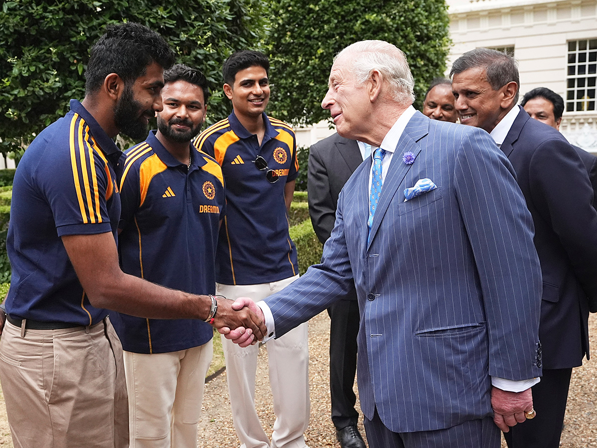 INDvsENG : Team India Meeting with King Charles III at the Clarence House in London4