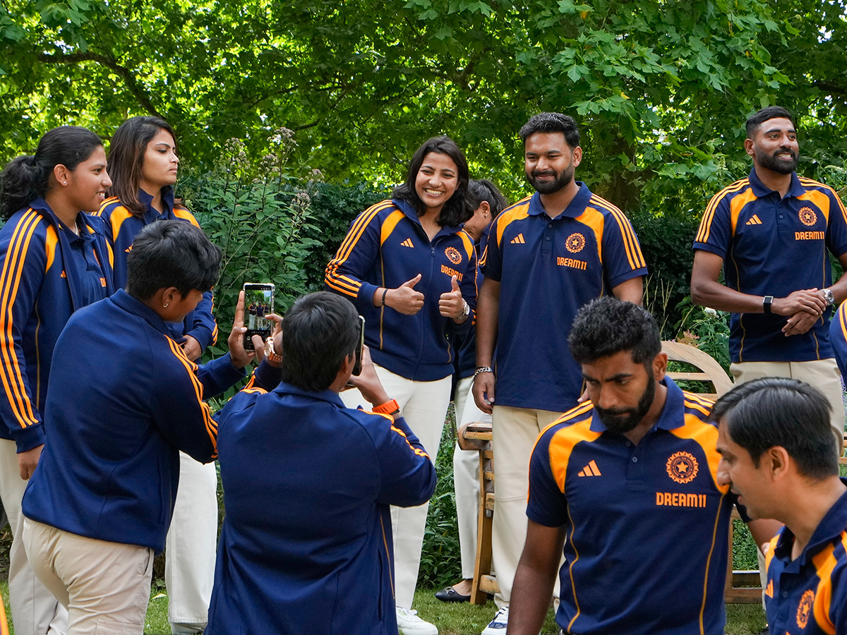 INDvsENG : Team India Meeting with King Charles III at the Clarence House in London5