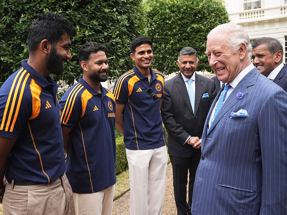 INDvsENG : Team India Meeting with King Charles III at the Clarence House in London6