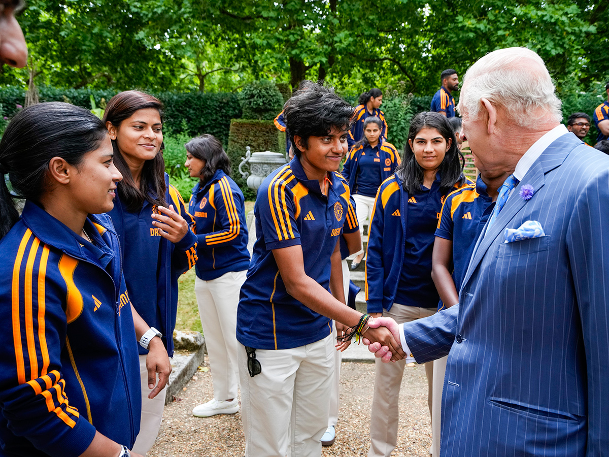 INDvsENG : Team India Meeting with King Charles III at the Clarence House in London7