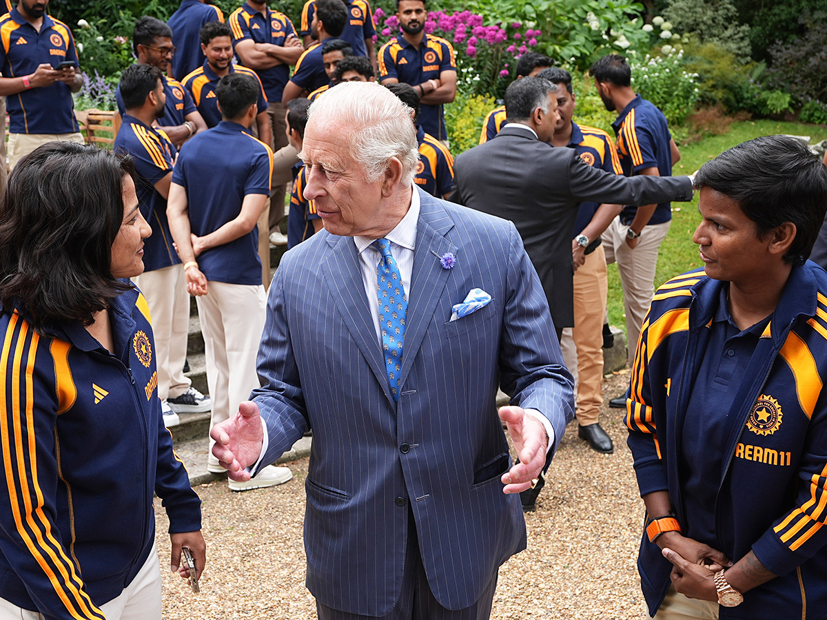 INDvsENG : Team India Meeting with King Charles III at the Clarence House in London8