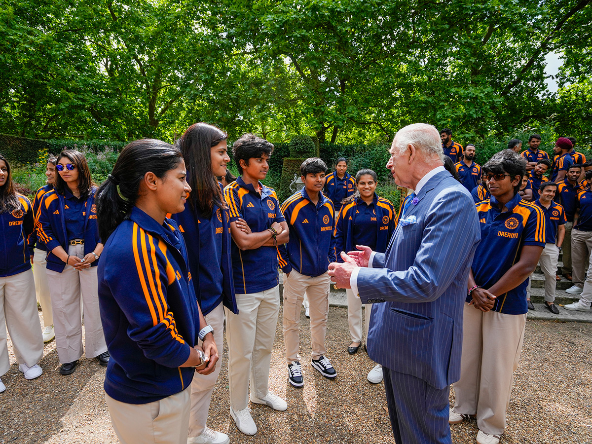 INDvsENG : Team India Meeting with King Charles III at the Clarence House in London9