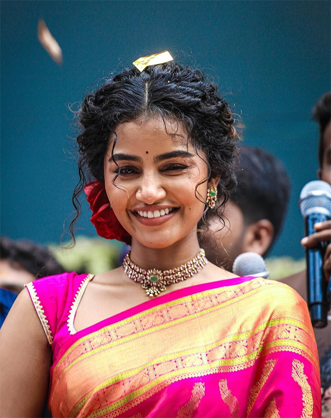 Actress Anupama Parameswaran at Karimnagar Photos10